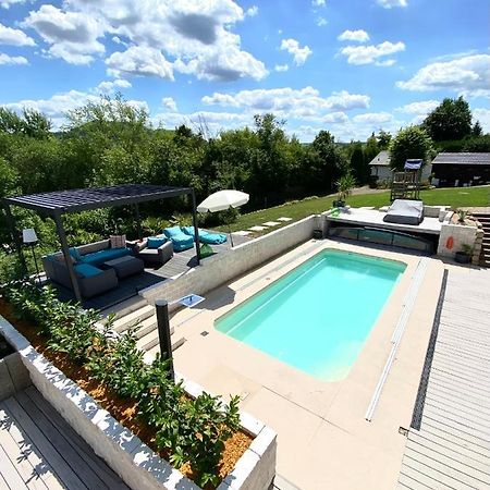 gemütliches Apartment mit Pool bei Jena Kahla  Exterior foto